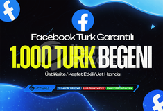 Sorunsuz - Facebook 1.000 Türk Beğeni