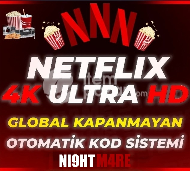 ⭐[SORUNSUZ] Netflix 4K Ultra HD + 1 Aylık