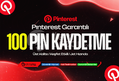Sorunsuz - Pinterest 100 Pin Kaydetme