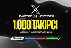 Sorunsuz - Twitter(X) 1.000 Takipçi