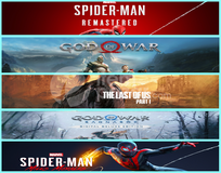 Spider + Gow + Tlou1 + Ragnarök+ Miles