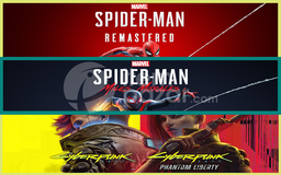 Spider Man R.+ Miles Morales + Cyberpunk