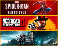 Spider-Man Remastered+ RDR 2+ AC VALHALLA