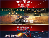 Spider R + Elden Ring + Tlou + Spider 2 + Miles
