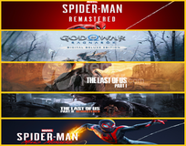 Spider + Ragnarök + Tlou1 + Tlou2 + Miles