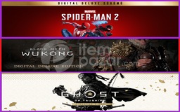 Spiderman 2 + Black Myth Wukong + Ghost of T.