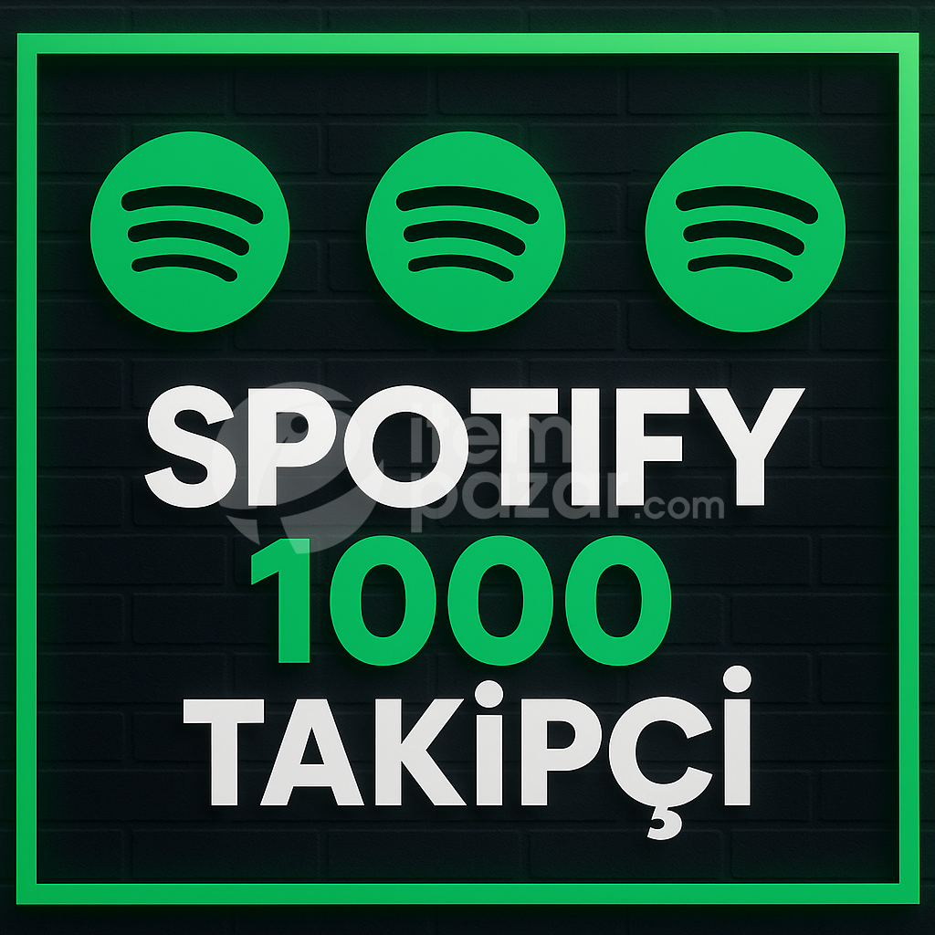 Spotify 1000 Profil/Playlist Takipçi⭐