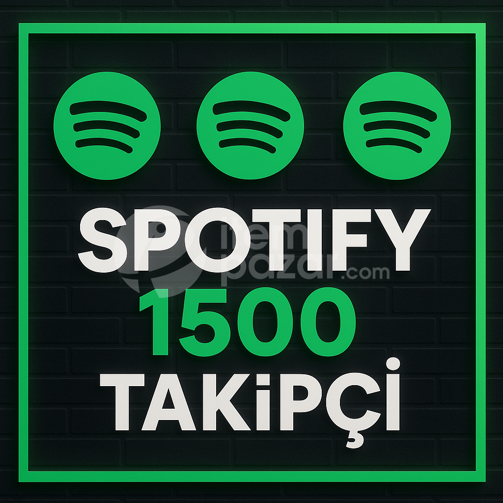 Spotify 1500 Profil/Playlist Takipçi⭐
