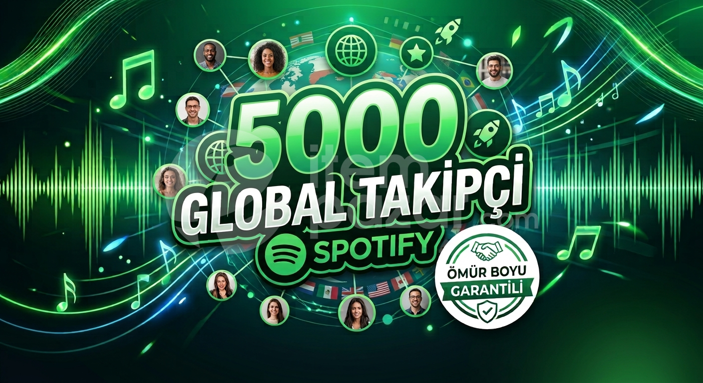 [SPOTİFY] 5000 TAKİPÇİ [GLOBAL TAKİPÇİ]