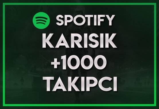 Spotify Garantili Yüksek Kaliteli 1000 Takipçi