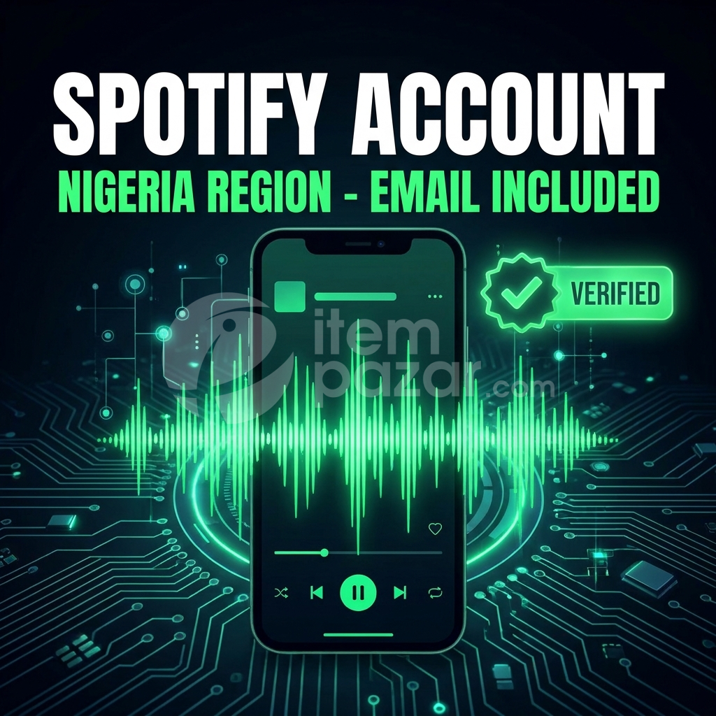 Spotify Hazır Hesap Nijerya Bölge Mail Dahil