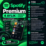 Spotify Premium 4 Aylık Dijital Kod
