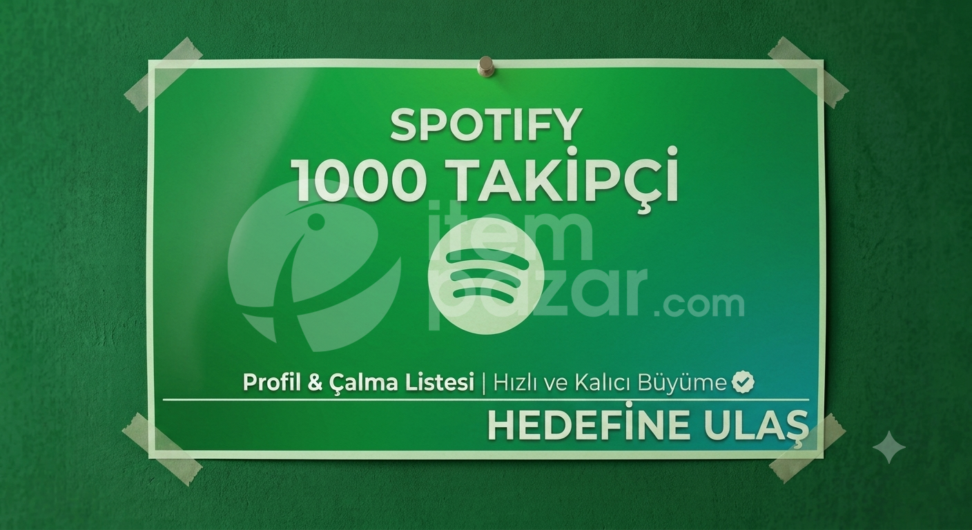 ? SPOTIFY TAKİPÇİ | 1000 ADET | 