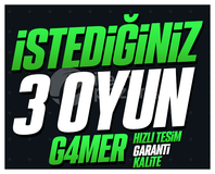 İSTEDİĞİNİZ 3 OYUN + HIZLI TESLİM + GARANTİ