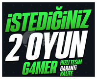 İSTEDİĞİNİZ 2 OYUN + HIZLI TESLİM + GARANTİ
