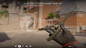  StatTrak Kelebek Bıçak Safari Ağı