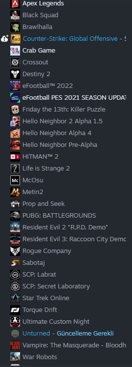 Steam 136 Oyunlu Hesap