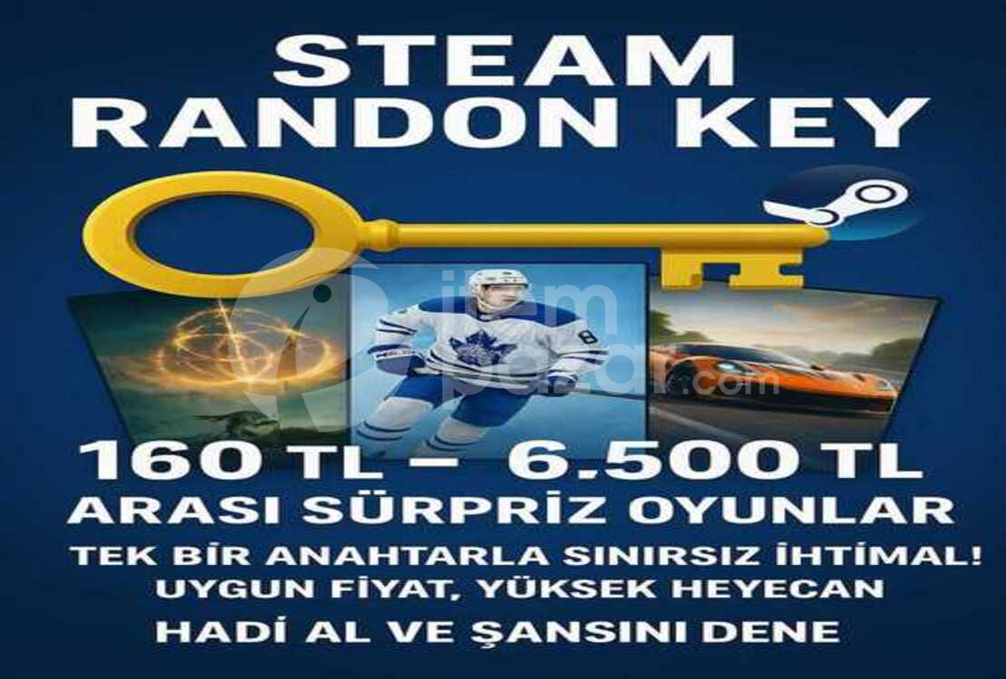 Steam 160 Tl - 6.500 Tl Random Key