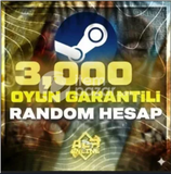 ⭐Steam +3000 | Oyun Garantili Hesap⭐