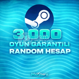 Steam +3000 | Oyun Garantili Hesap