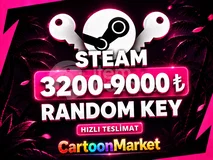 ⭐Steam 3200-9200₺ Random Key⭐