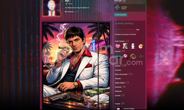 STEAM ARTWORK TONY MONTANA TASARIMI