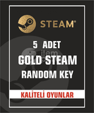 STEAM GOLD RANDOM KEY 5x