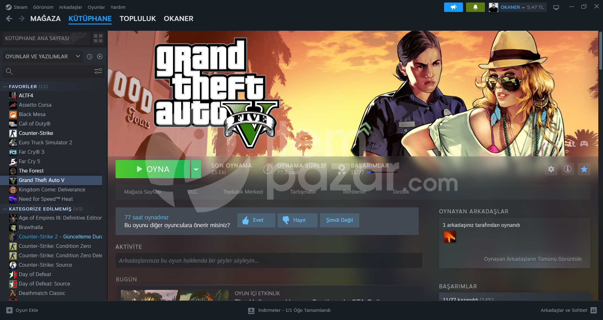 STEAM GTA 5 FIRSAT HESAP!