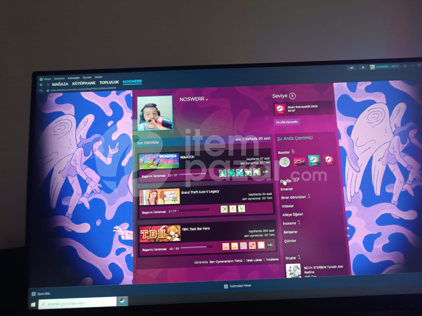 steam hesabı 