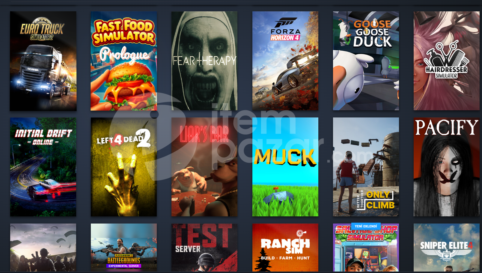 steam hesap 30+ artı oyun 15+ paralı oyun 