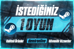 ✅ STEAM İSTEDİĞİNİZ 1 OYUN + GARANTİ ✅