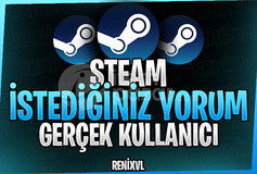 STEAM İSTEDİĞİNİZ 30 YORUM GERÇEK KULLANICI