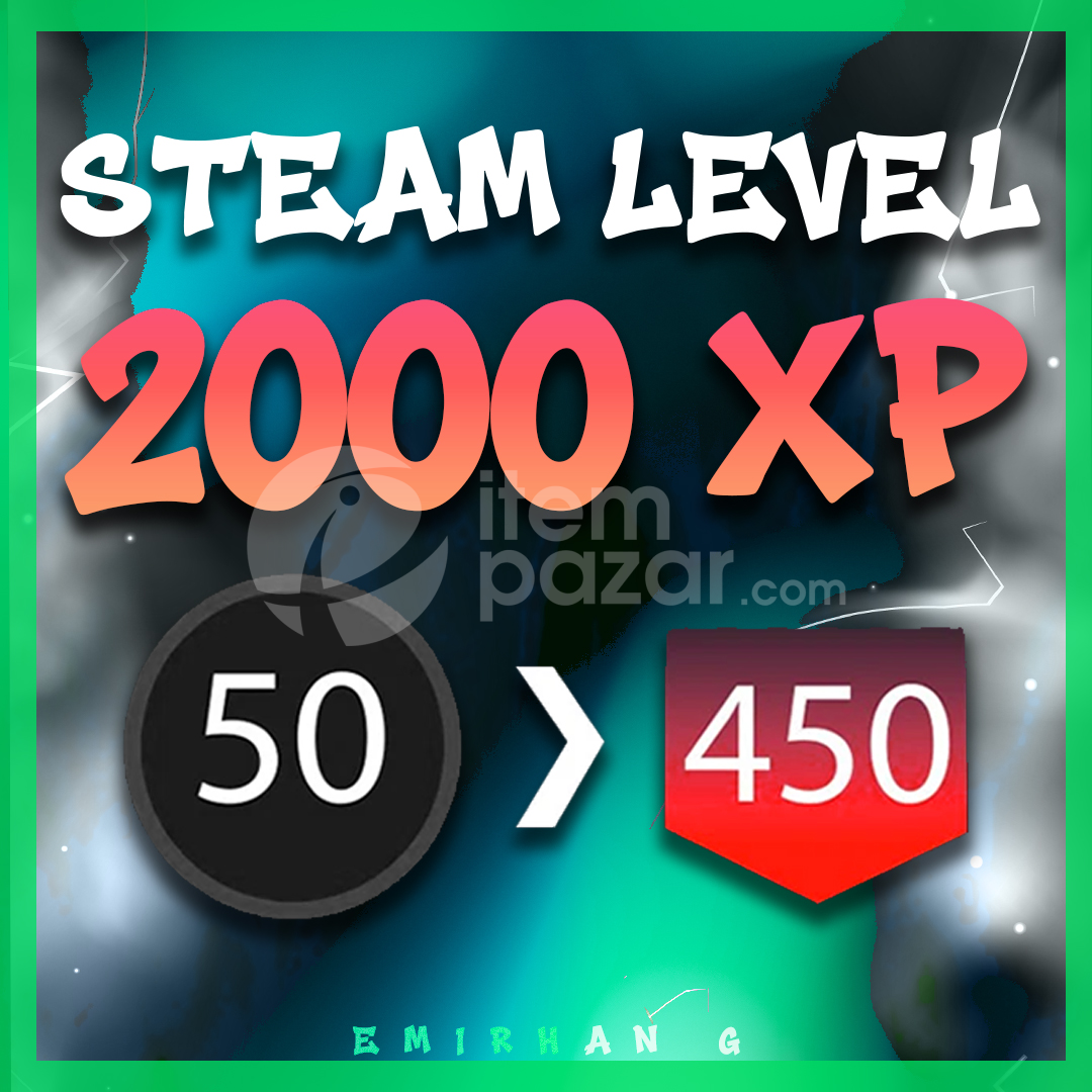 !STEAM LEVEL ATLAMA 20 SET 2000 XP