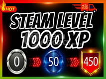 Steam Level Boost 10 Set 1000 XP