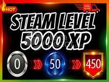 Steam Level Boost 50 Set 5000 XP