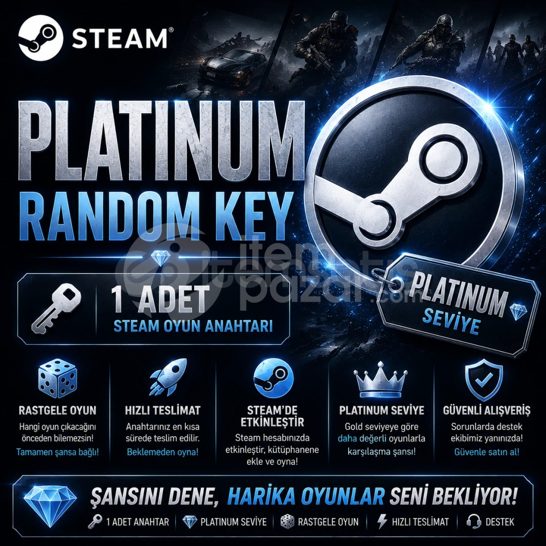 STEAM PLATINUM RANDOM KEY