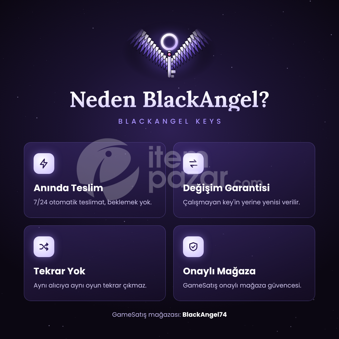 Steam Random Key - 7/24 Teslim + Değişim