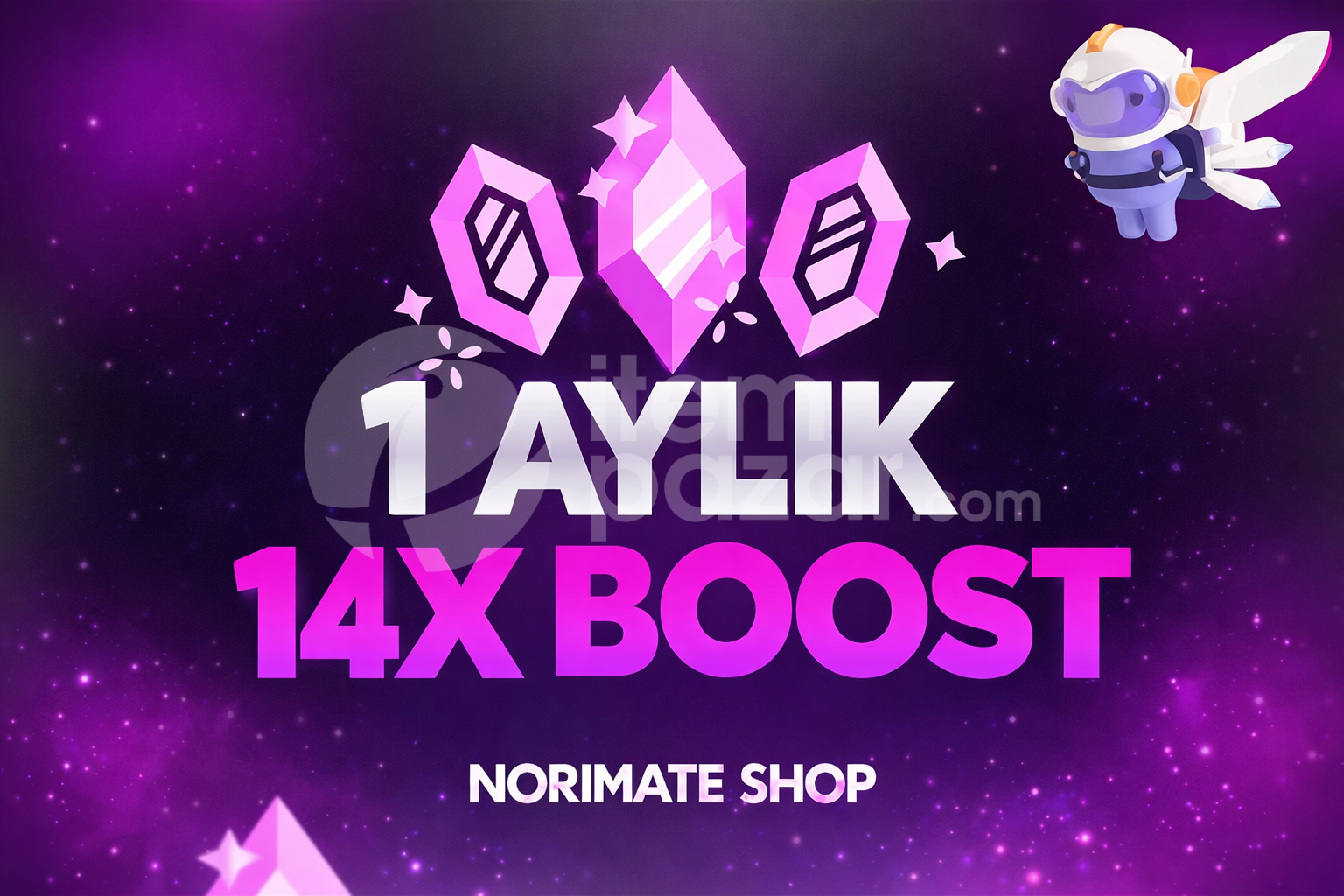 ⭐️DİSCORD 1 AYLIK 14X BOOST |