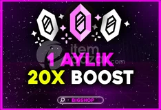 ⭐️Discord 1 AYLIK 20x Boost⭐️