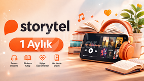  Storytel - Kişisel 1 Aylık