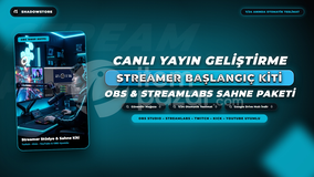 Streamer Başlangıç Kiti | OBS Sahne Paketi