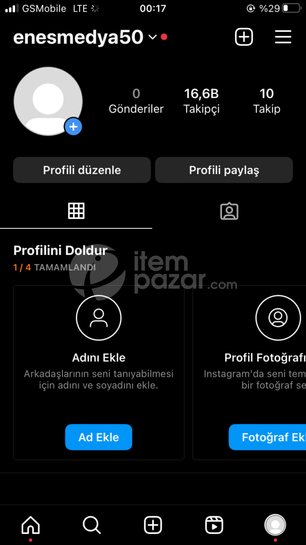 süper 16k lık hesap satılıktır