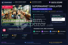 Supermarket Simulator Garantili + Hediye