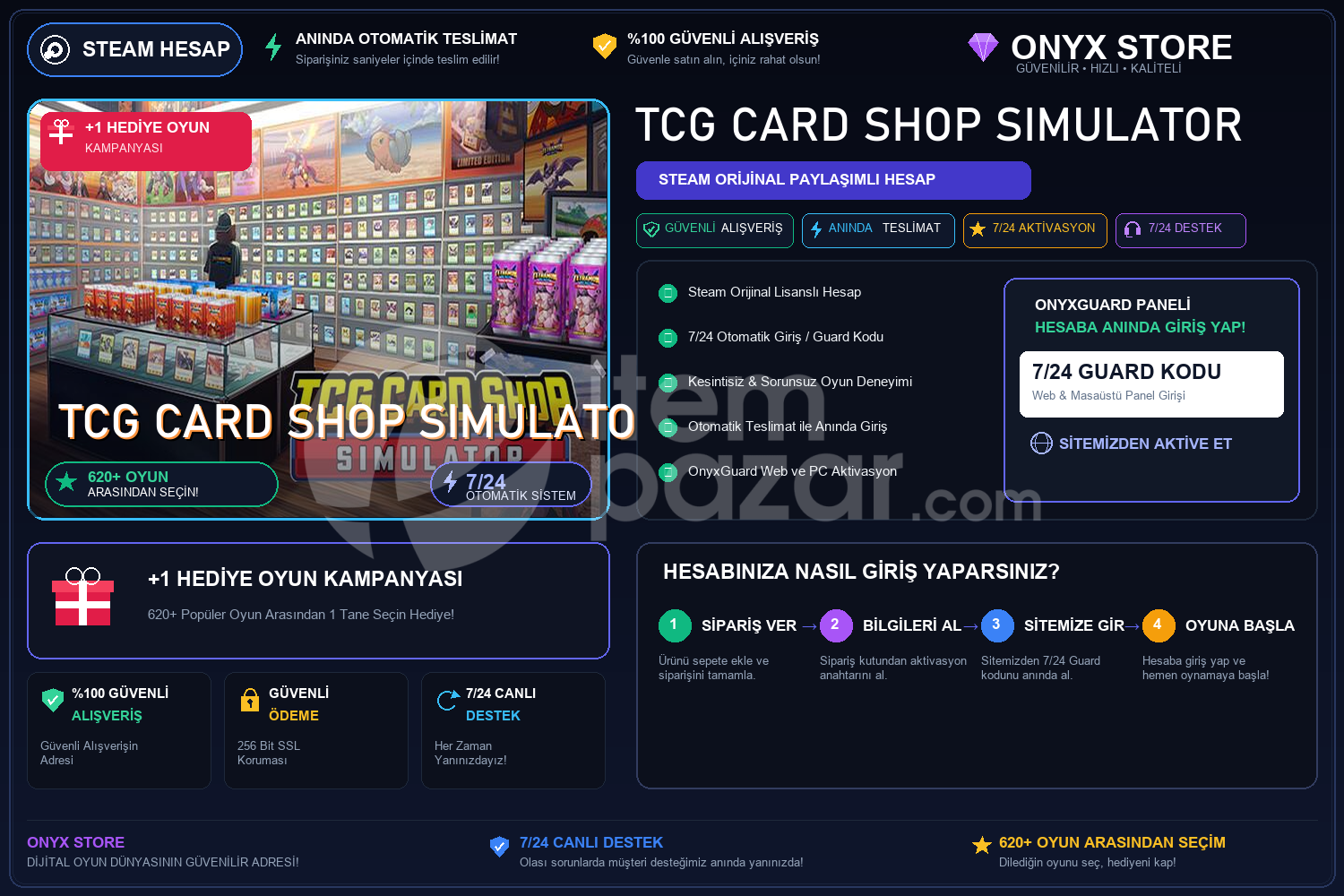 TCG Card Shop Simulator Garantili + Hediye