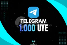 ⭐️TELEGRAM 1.000 ÜYE - HIZLI⭐️