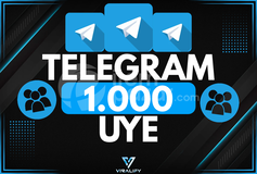 ⭐️TELEGRAM 1.000 ÜYE - HIZLI⭐️