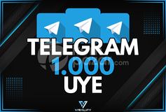 ⭐️TELEGRAM 1.000 ÜYE - HIZLI⭐️