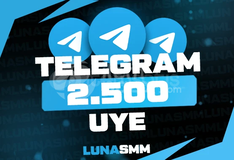 [Telegram] 2.500 Grup/Kanal Üyesi