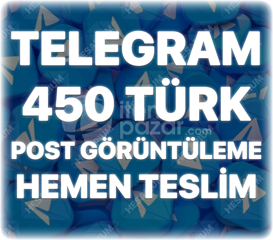 Telegram 450 Türk Post Görüntülenme