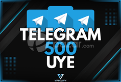 ⭐️TELEGRAM 500 ÜYE - HIZLI⭐️